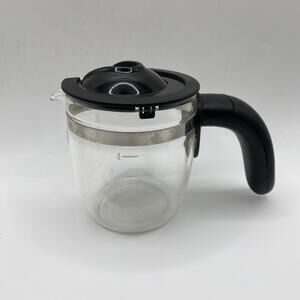 Capresso 303 Espresso 2-4 Cup Carafe With Lid Replacement Only 3”x 3.5”
